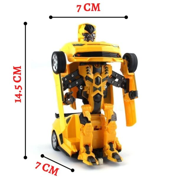 Plastic Battery Operated Converting Car to Robot, Robot to Car Automatically, Robot Toy - Image 2