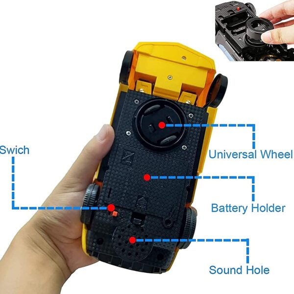 Plastic Battery Operated Converting Car to Robot, Robot to Car Automatically, Robot Toy - Image 5