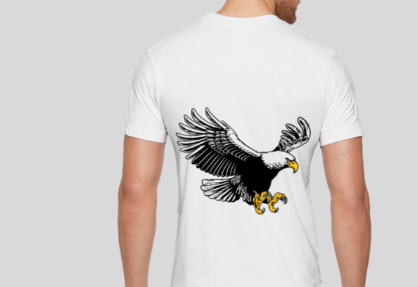 Stylish Eagle Graphic T-Shirt - Image 2